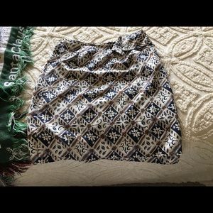 Ann Taylor Wrap Skirt 100% Silk